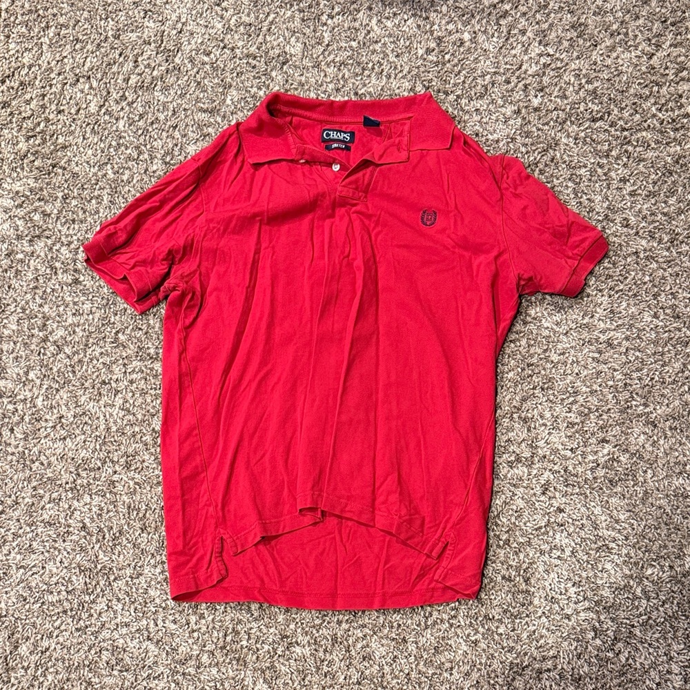 Chaps Men's Vibrant Red Polo Shirt